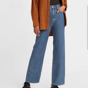 Levis High Waisted Straight Jeans